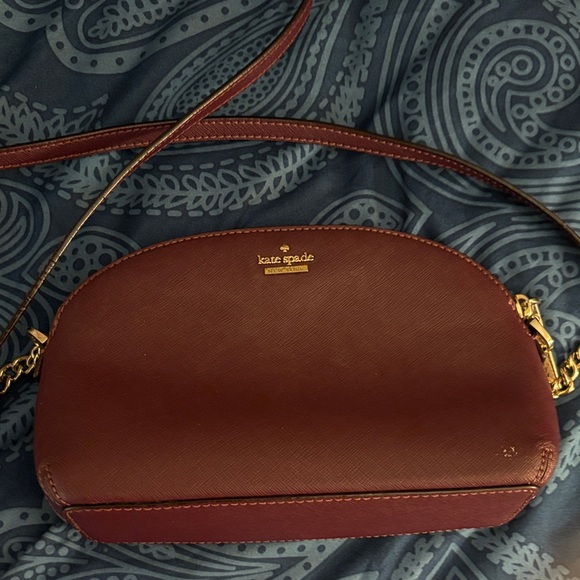 kate spade Handbags - Kate Spade Burgundy Crossbody Bag